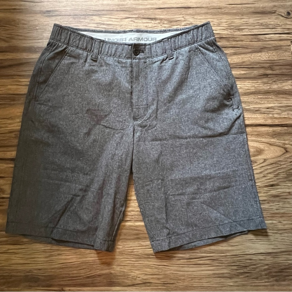 Under Armour Gray Golf Shorts - Heat Gear